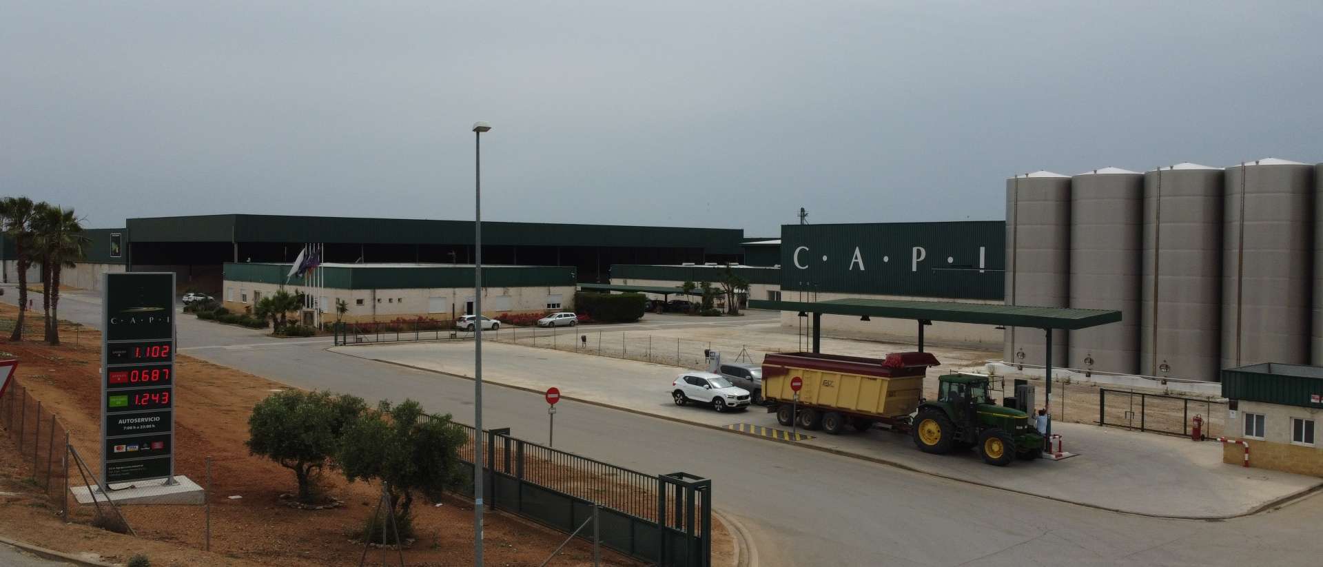Vista aérea de las instalaciones CAPI