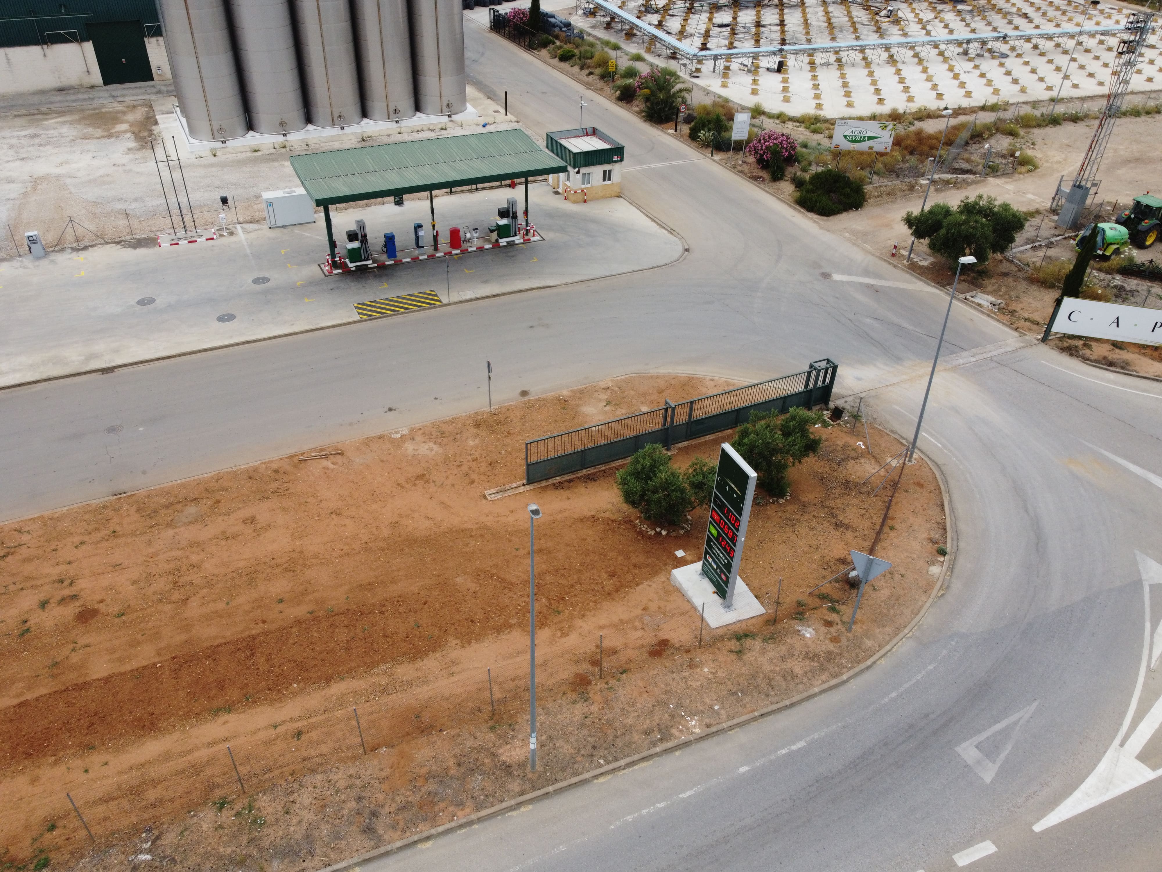 Estación de Servicio CAPI — vista aérea